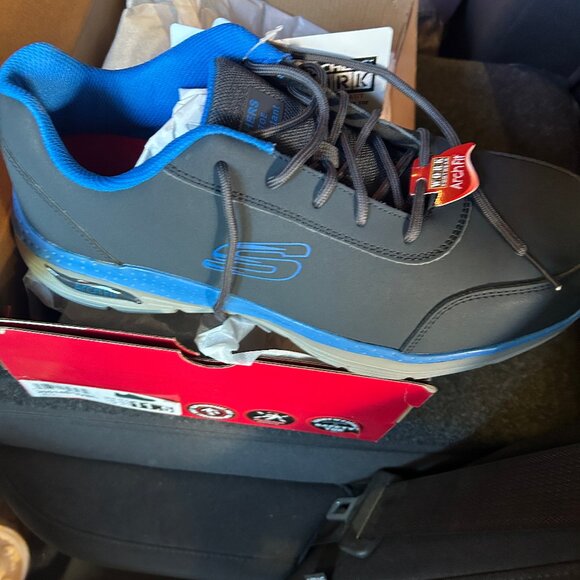 SKETCHERS  BEAU WORKSHOE , NAVY, SIZE 11.5 - Picture 2 of 5